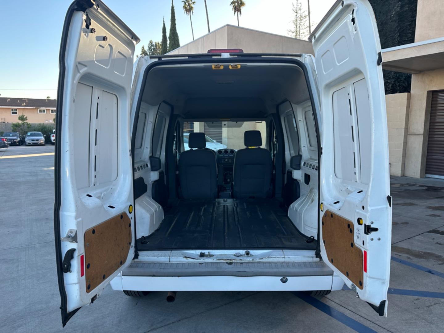 2012 White /Black Ford Transit Connect XLT with Rear Door Glass (NM0LS7BN0CT) with an 2.0L L4 DOHC 16V engine, 4-Speed Automatic transmission, located at 30 S. Berkeley Avenue, Pasadena, CA, 91107, (626) 248-7567, 34.145447, -118.109398 - Great price point for a work van. - Photo#12